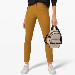 Lululemon city sleek 5 pocket 7/8 pant 6 spiced bronze warpstreme high rise crop